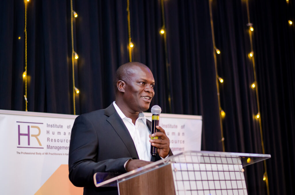CHRP-Odero-Phillip-Dalmas-National-Chairman-IHRM-making-his-speech-during-the-IHRM-HR-Awards-2022-Gala-at-Movenpick-Hotel..jpg